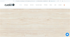 Desktop Screenshot of cualit.com